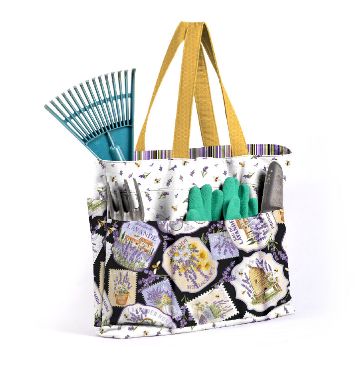 Lavender Market Versatile Tote Bag Pattern - PDF Download